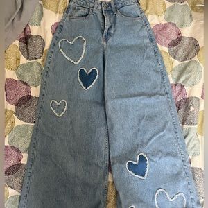 Social Tourist pants bought at Hollister, baggy and sized 26 for women